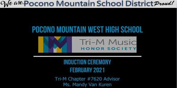 West High School Tri-Honor Music Society Induction